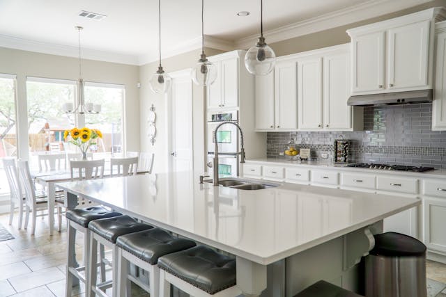 white kitchen interior